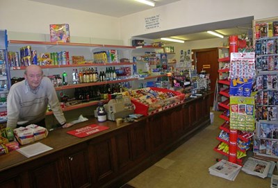 Alan Munro in his shop.