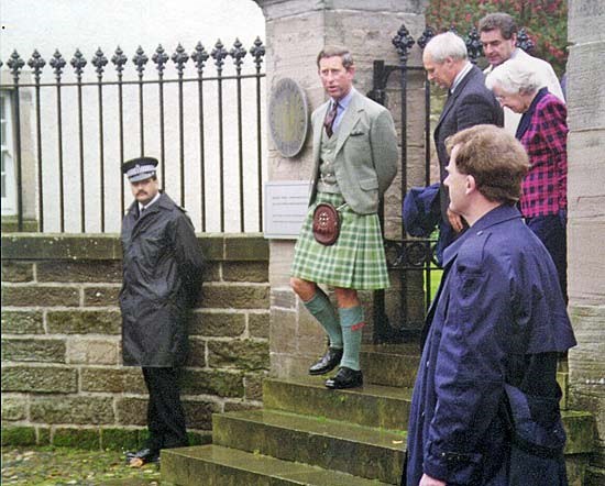 Prince Charles at the Courthouse Museum