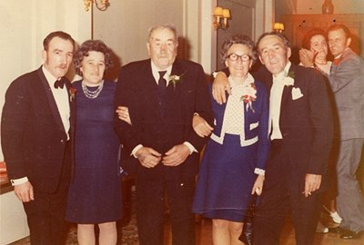 Jock Shepherd with four of his children - 1975???
