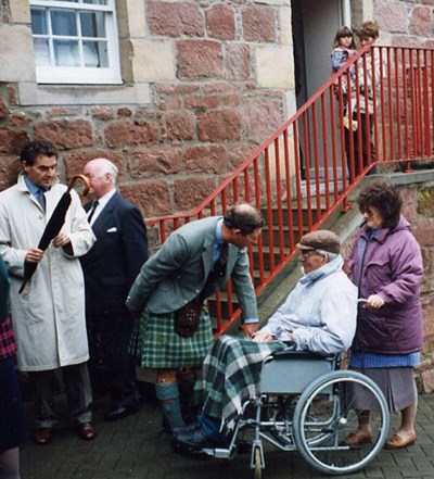 Prince Charles meets Skip Mackay