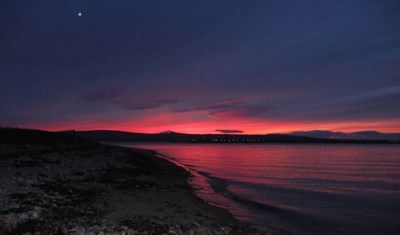 Sunset on the longest day