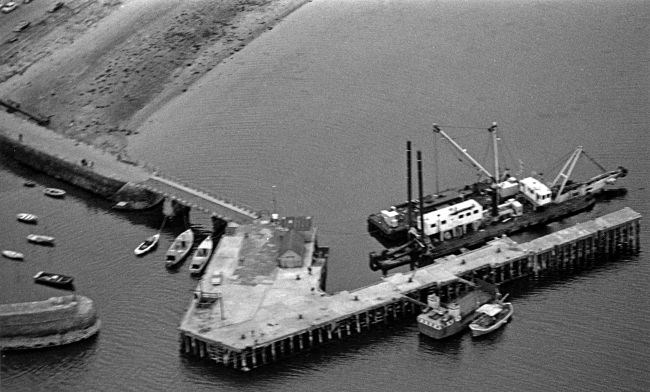 Aerial view of Harbour - 1972