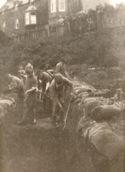 Digging Trenches on Braehead