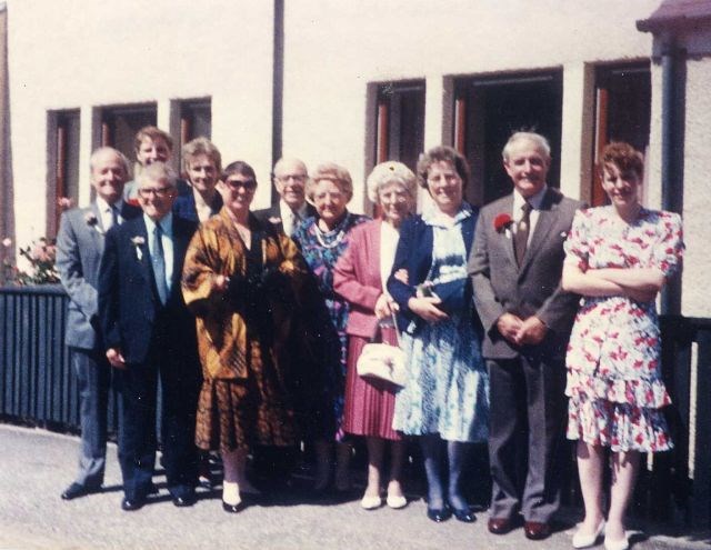 The MacLeman family go to a wedding, July 1989.