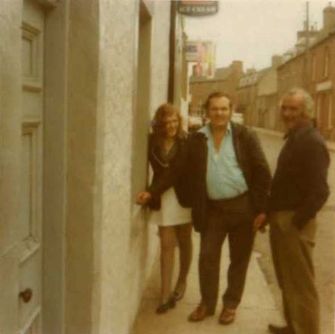 Outside Macdonald's Shop - c1955