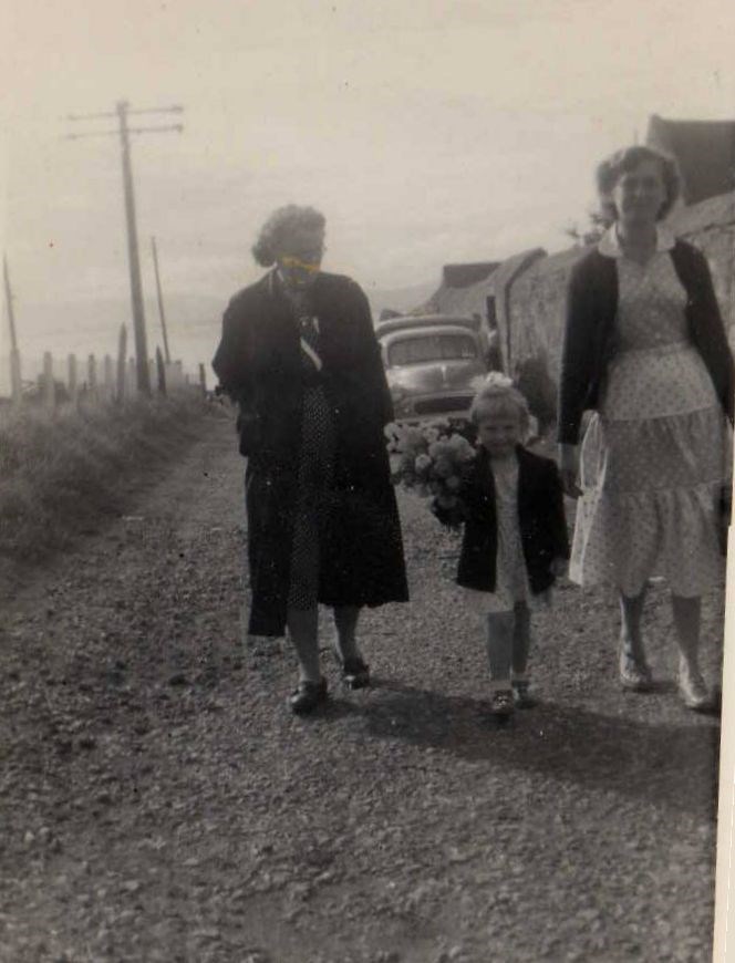 Duff family on holiday - 1955