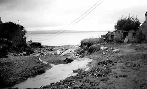 Flood damage in front of Brewery c1940