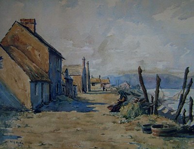Shore St in Watercolour - c1905