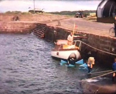 Getting a boat on a Trailer - 1963