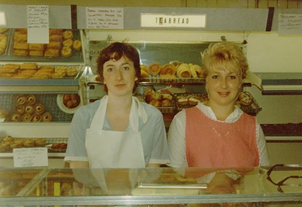 Anne & Catherine Matheson in the Bakery - c1980