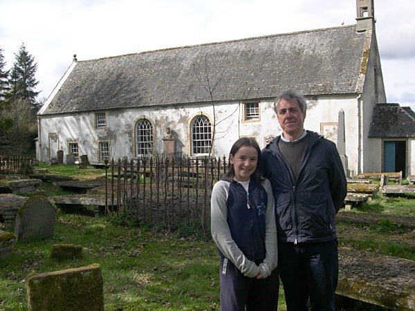 Ciara Newman with Griff Rhys-Jones