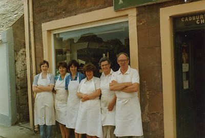 Cromarty Bakery Staff - 1983