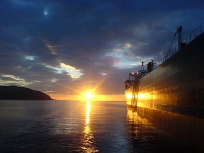 Sunrise at the mouth of the Firth