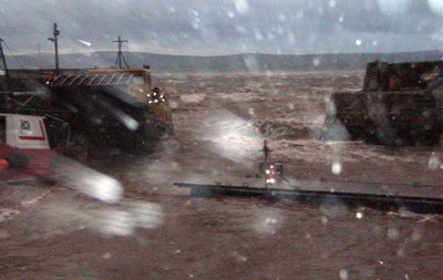 Storm at Cromarty Harbour