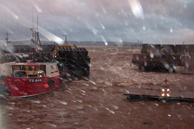 Storm at Cromarty Harbour 2