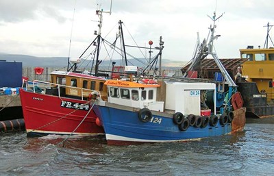Fishing Boats in Cromarty Harbour