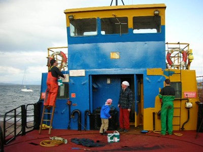 Cromarty Rose goes Blue!