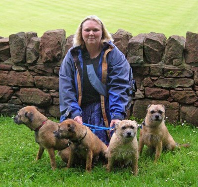 Jixy, Zander, Ollie and Pepper with Estelle