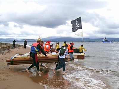 The start of the 2007 Raft Race