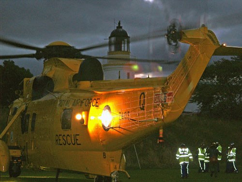 Sikorsky Rescue Helicopter on the Links