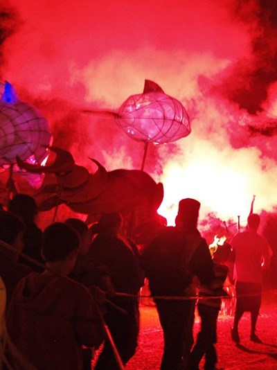 Front of the procession