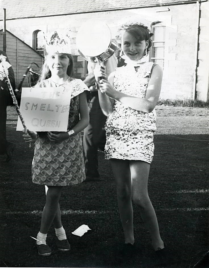 Cynthia and Margaret - Fancy dress - c1968