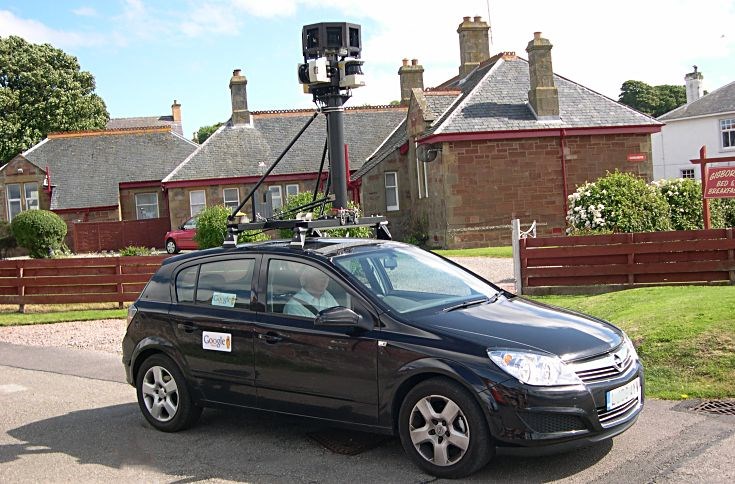 The Google Maps car