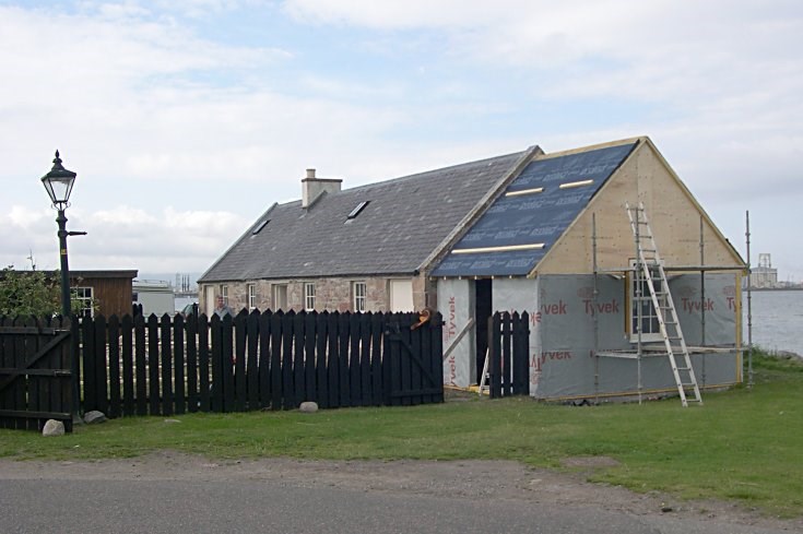 Extension being built on the Salmon Bothie