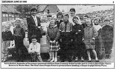 Cromarty Primary School Children