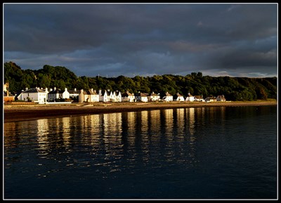 Marine Terrace in the evening sun.