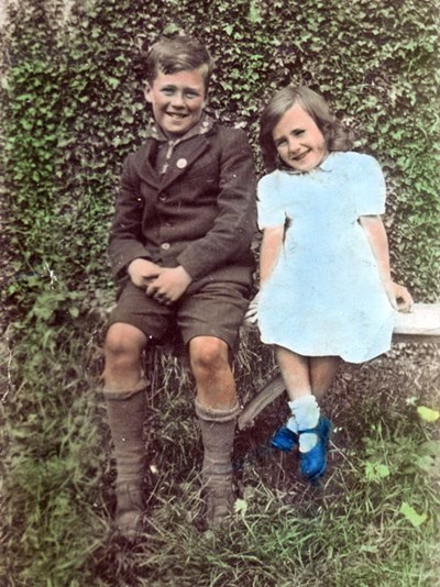 John and Grace Jack at Learnie - c1948