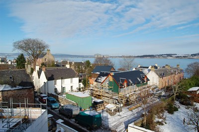 Across the roofs from the top of the East Church-4