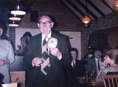 Dan Reid in the Byre - c1985