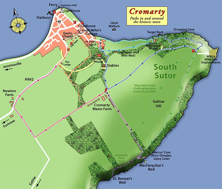 Cromarty Paths Network - your right to roam