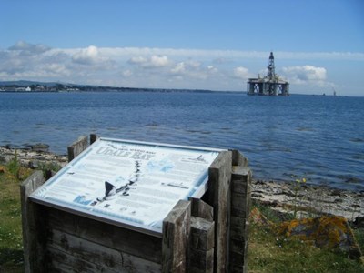 Udale Bay interpretive panel