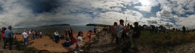 Crowds at the Raft Race