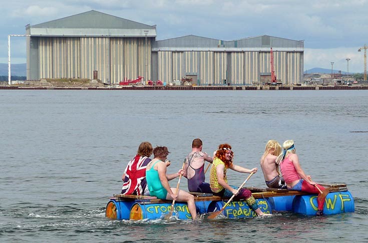 Sartorial Splendour at the Cromarty Raft Race 2009