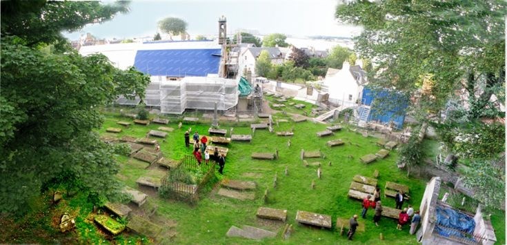 East Church Graveyard from the Lady's Walk