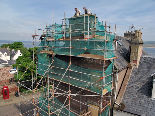 Gable end of 1 Forsyth Place