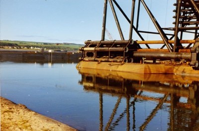 Highland two floating, dock gate still in place.