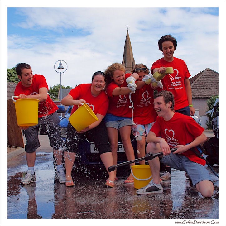 A Crom's Charity Carwash!