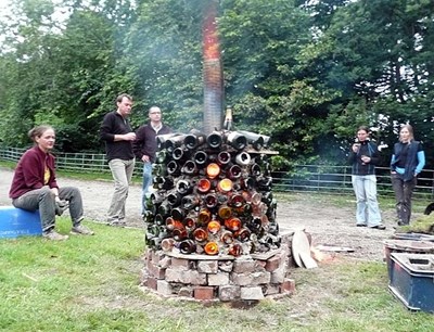 Barbel's Chianti Bottle Kiln at Cromarty Stables