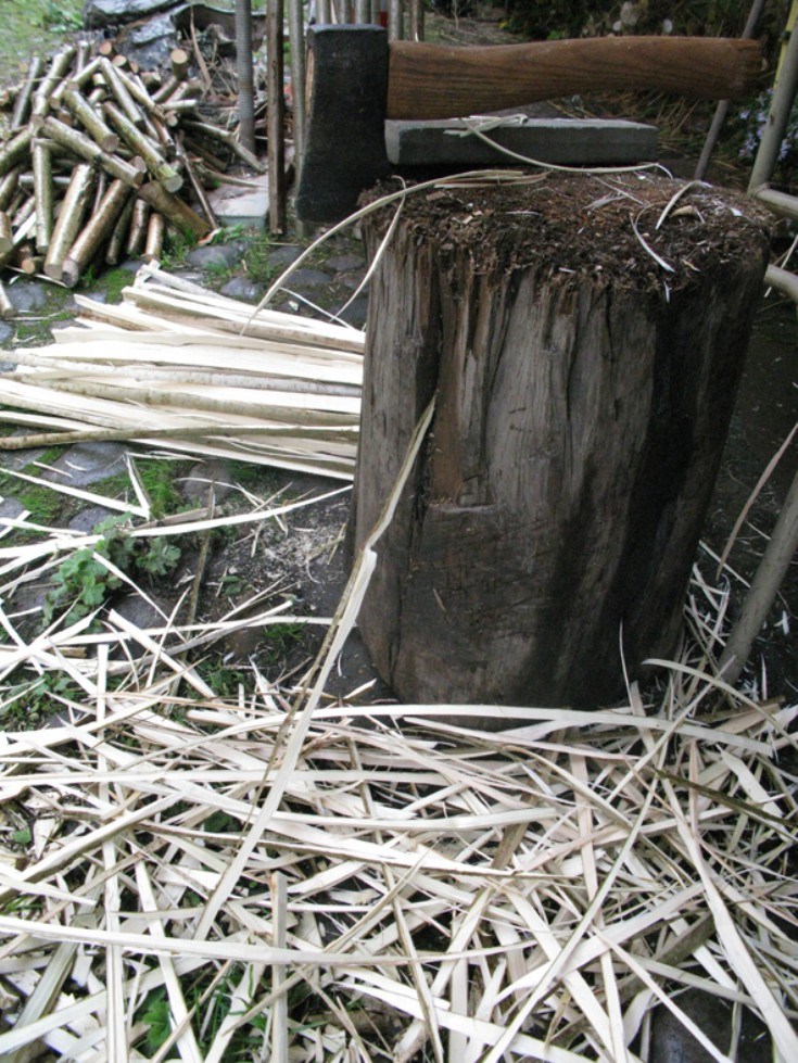 Thatching Hugh Miller's Cottage