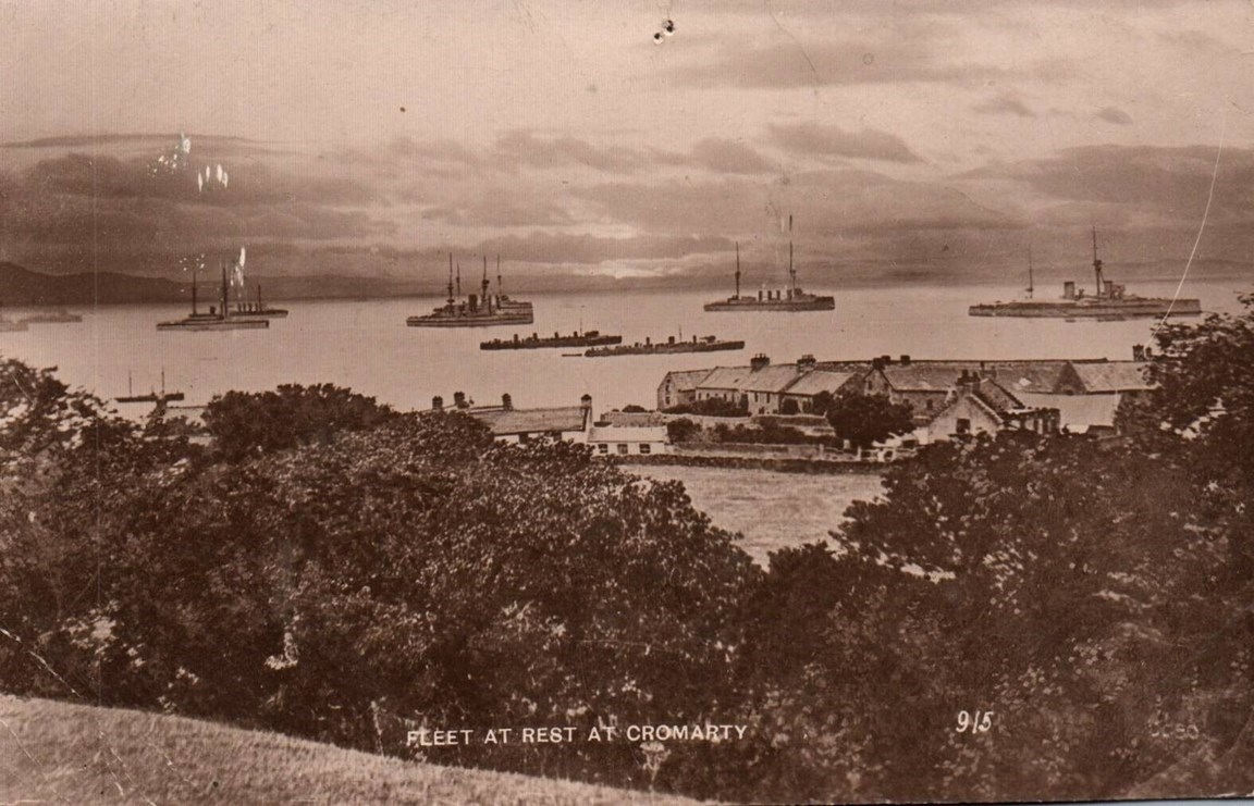 Fleet at Rest in the Cromarty Firth