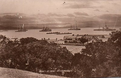 Fleet at Rest in the Cromarty Firth