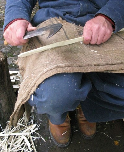 Thatching Hugh Miller's Cottage