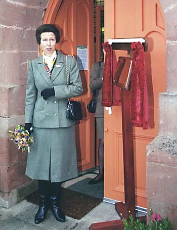 Princess Anne opening the CAYP Centre
