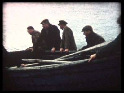 Still from 1959 Salmon Fishing cine film