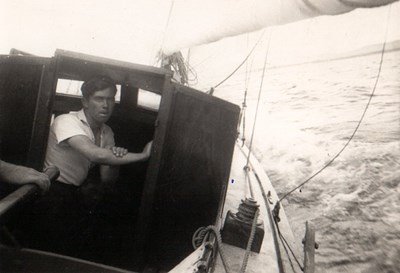 John Jack on Major Brooks' Yacht