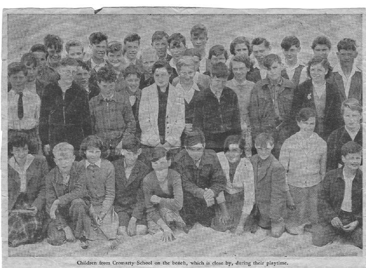 Children from Cromarty School